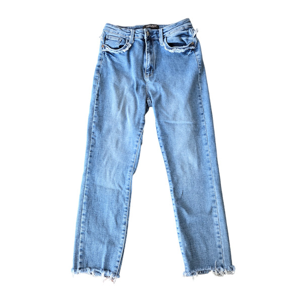 Judy Blue Denim - Judy Blue Maryville High Rise Fray Detail Slim Fit Size 5/27